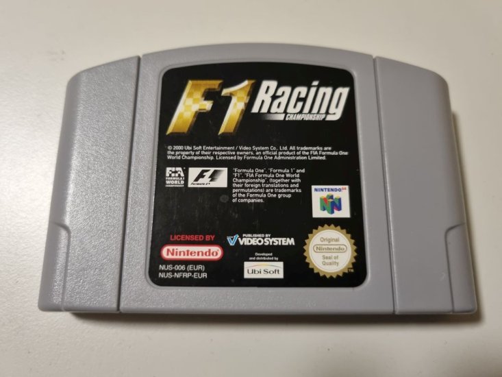 (Bild für) N64 F1 Racing Championship EUR - zum Schließen ins Bild klicken