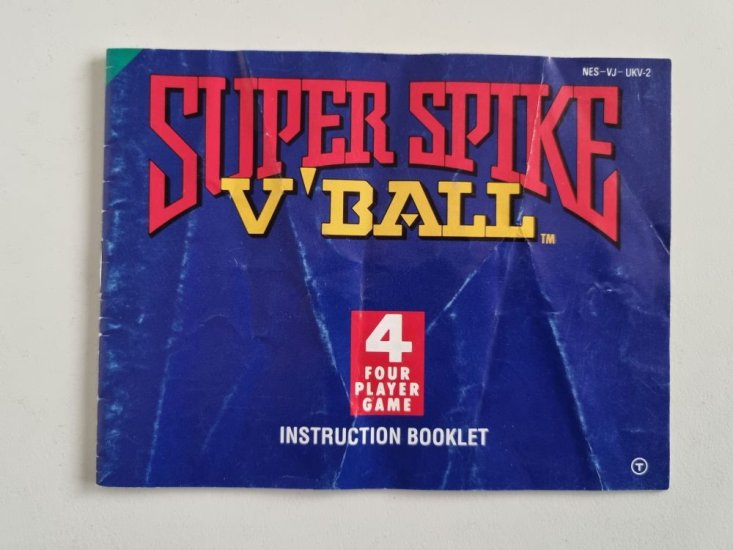 (Bild für) NES Super Spike V'Ball UKV Anleitung - zum Schließen ins Bild klicken