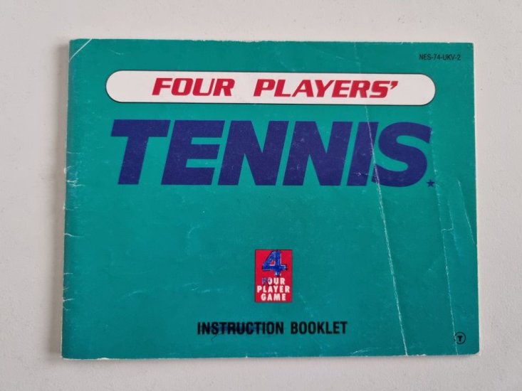 (Bild für) NES Four Players Tennis UKV Anleitung - zum Schließen ins Bild klicken