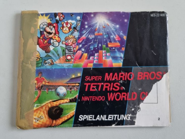 (Bild für) NES 3 in 1 - Super Mario Bros + Tetris + World Cup NOE Anleitung - zum Schließen ins Bild klicken