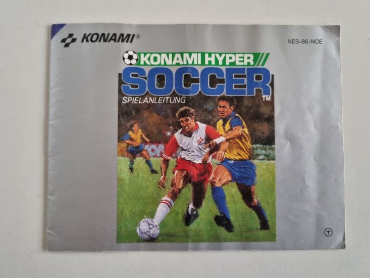 (Bild für) NES Konami Hyper Soccer NOE Anleitung - zum Schließen ins Bild klicken