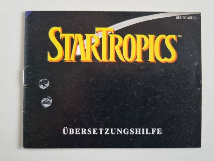 (Bild für) NES Star Tropics Übersetzungshilfe NOE Anleitung - zum Schließen ins Bild klicken