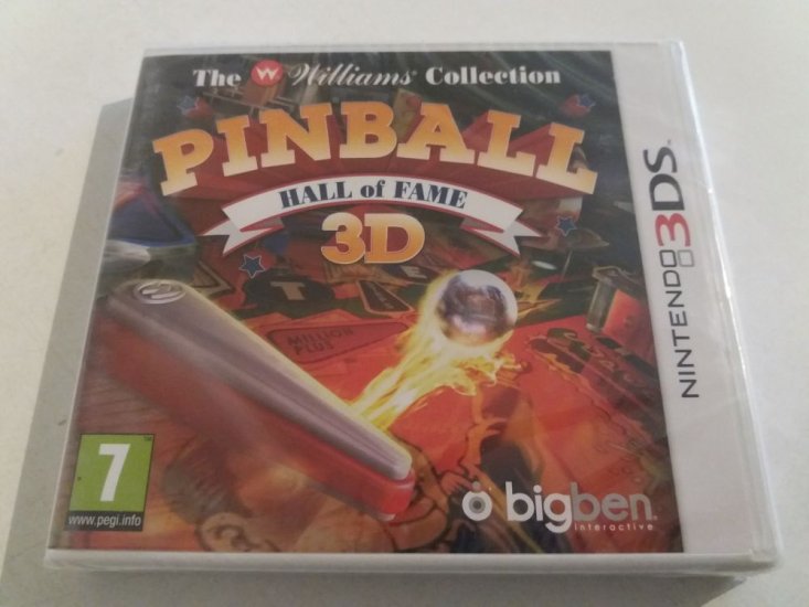 (Bild für) 3DS Pinball Hall of Fame 3D EUR - zum Schließen ins Bild klicken
