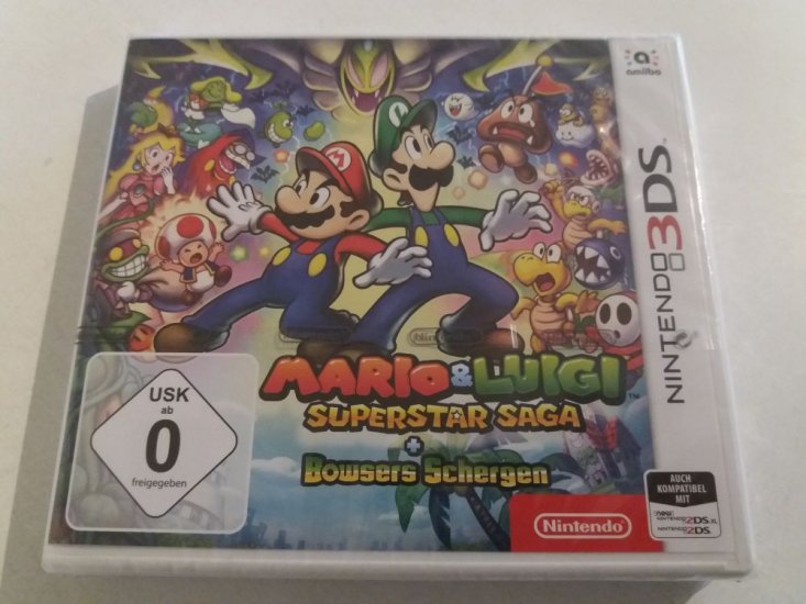 (Bild für) 3DS Mario & Luigi Superstar Saga + Bowsers Schergen GER - zum Schließen ins Bild klicken