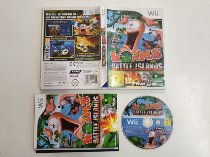 (Bild für) Wii Worms - Battle Islands NOE - zum Schließen ins Bild klicken