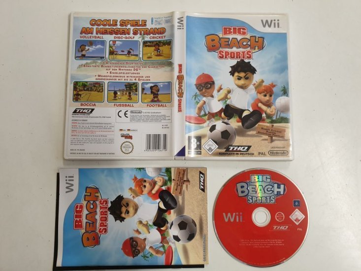(Bild für) Wii Big Beach Sports NOE - zum Schließen ins Bild klicken