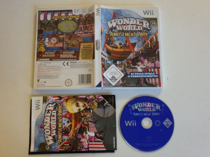 (Bild für) Wii Wonder World - Amusement Park NOE - zum Schließen ins Bild klicken