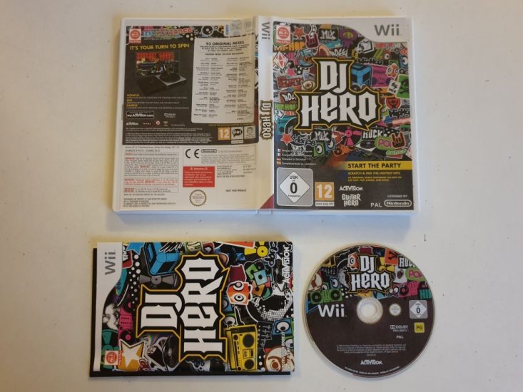 (Bild für) Wii DJ Hero EUR - zum Schließen ins Bild klicken