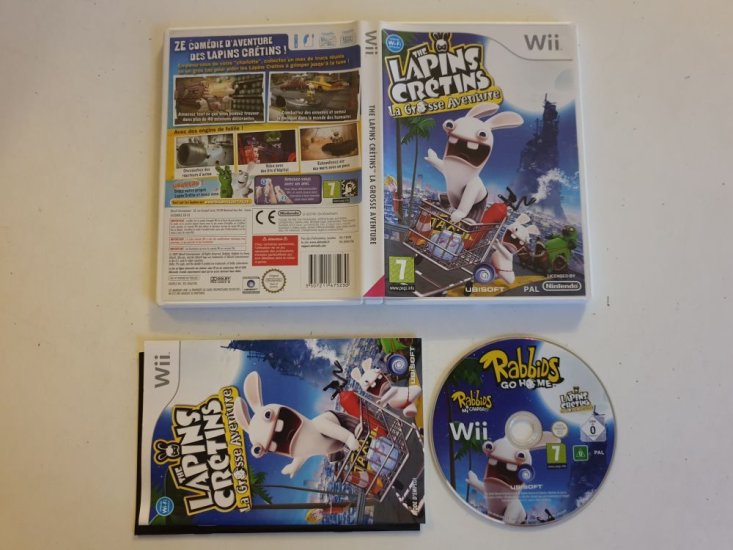 (Bild für) Wii Le Lapins Cretins - La Grosse Aventure FRA - zum Schließen ins Bild klicken