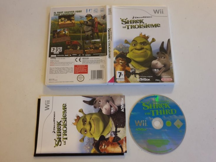(Bild für) Wii Shrek Le Troisieme FRA - zum Schließen ins Bild klicken
