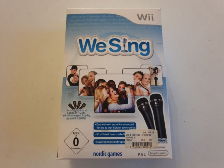 (Bild für) Wii WeSing + 2 Mikrofone Bundle NOE - zum Schließen ins Bild klicken