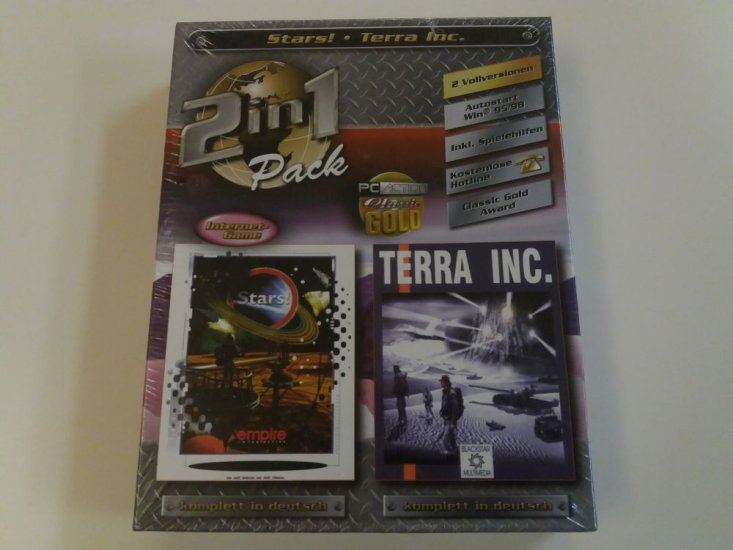 (Bild für) PC 2 in 1 Pack Stars! / Terra Inc. - zum Schließen ins Bild klicken