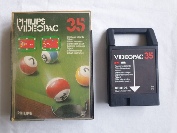 (Bild für) Videopac 35 - Electronic billiards - zum Schließen ins Bild klicken