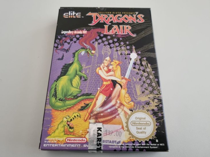 (Bild für) NES Dragon's Lair NOE - zum Schließen ins Bild klicken