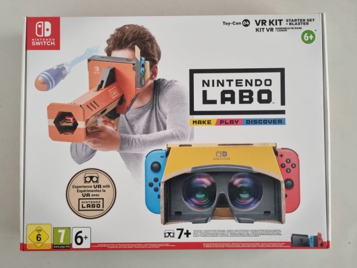 (Bild für) Switch Nintendo Labo - VR Kit - Starter Kit + Blaster - zum Schließen ins Bild klicken