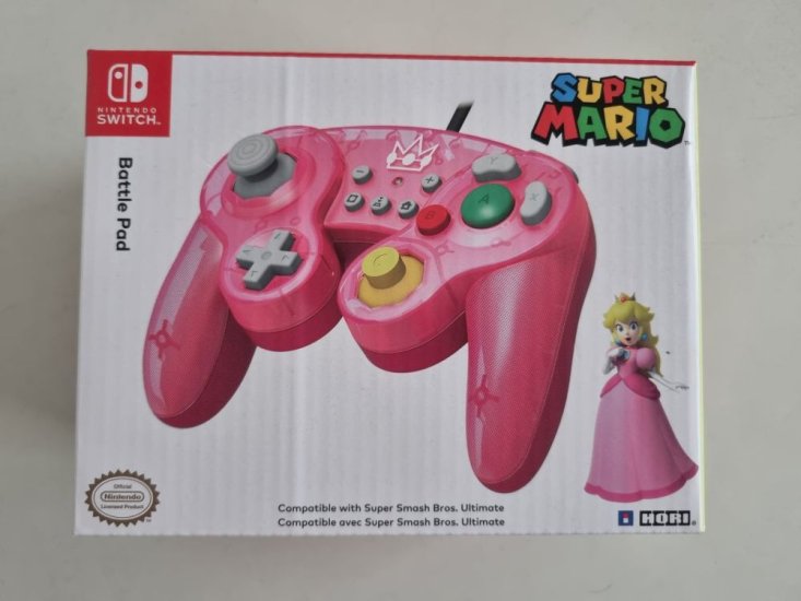 (Bild für) Switch Battle Pad - Peach - zum Schließen ins Bild klicken