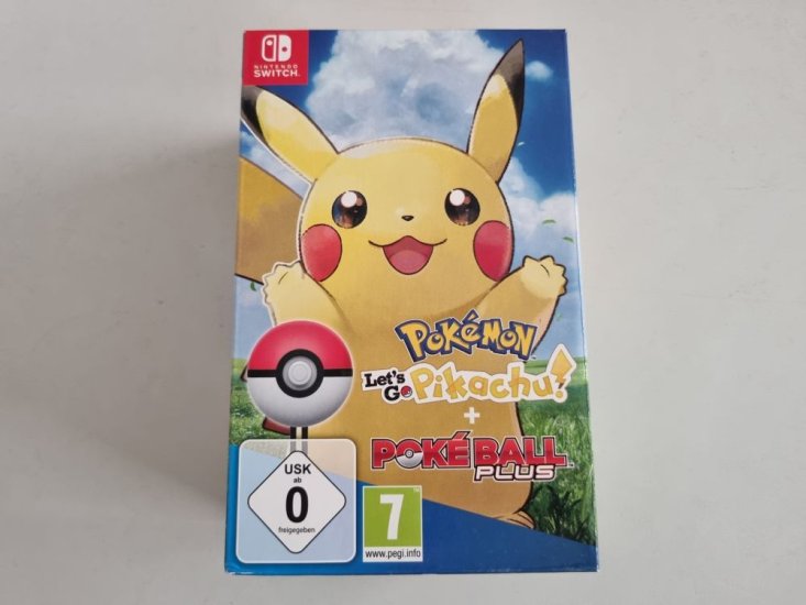 (Bild für) Switch Pokemon - Let's Go Pikachu + Pokeball Plus EUR - zum Schließen ins Bild klicken