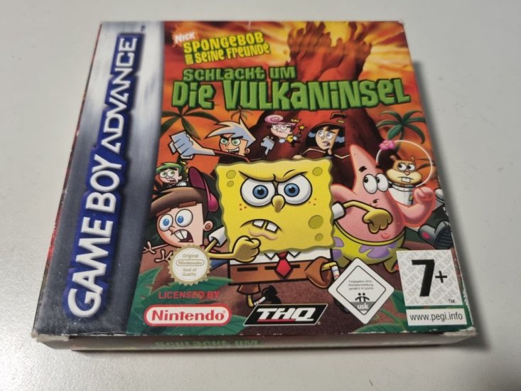 (Bild für) GBA Spongebob und seine Freunde Schlacht um die Vulkaninsel NOE - zum Schließen ins Bild klicken