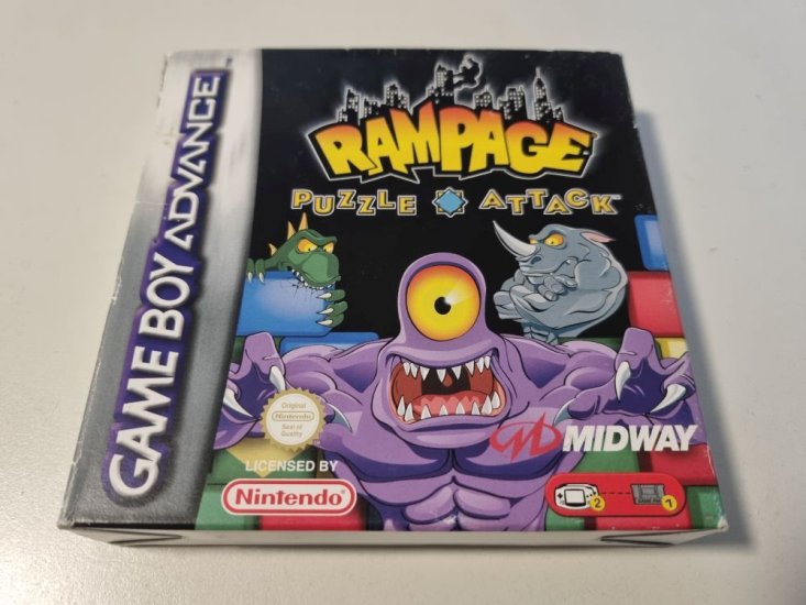 (Bild für) GBA Rampage - Puzzle Attack EUR - zum Schließen ins Bild klicken