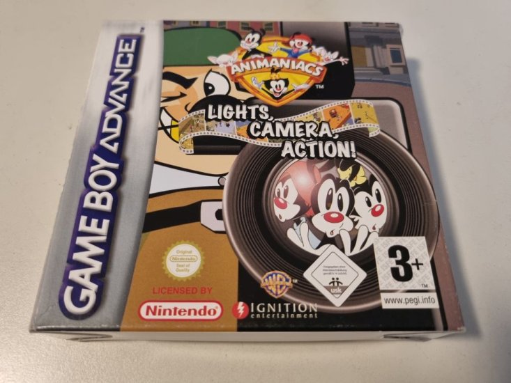 (Bild für) GBA Animaniacs - Lights, Camera, Action! EUR - zum Schließen ins Bild klicken