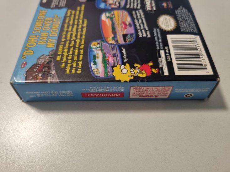 (Bild für) GBA The Simpsons - Road Rage USA - zum Schließen ins Bild klicken