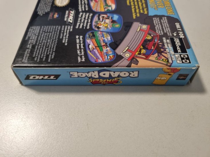 (Bild für) GBA The Simpsons - Road Rage USA - zum Schließen ins Bild klicken