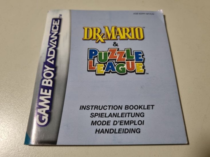 (Bild für) GBA Dr. Mario & Puzzle League NFHUG Anleitung - zum Schließen ins Bild klicken