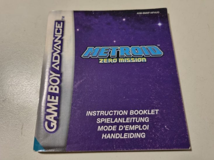 (Bild für) GBA Metroid - Zero Mission NFHUG Anleitung - zum Schließen ins Bild klicken