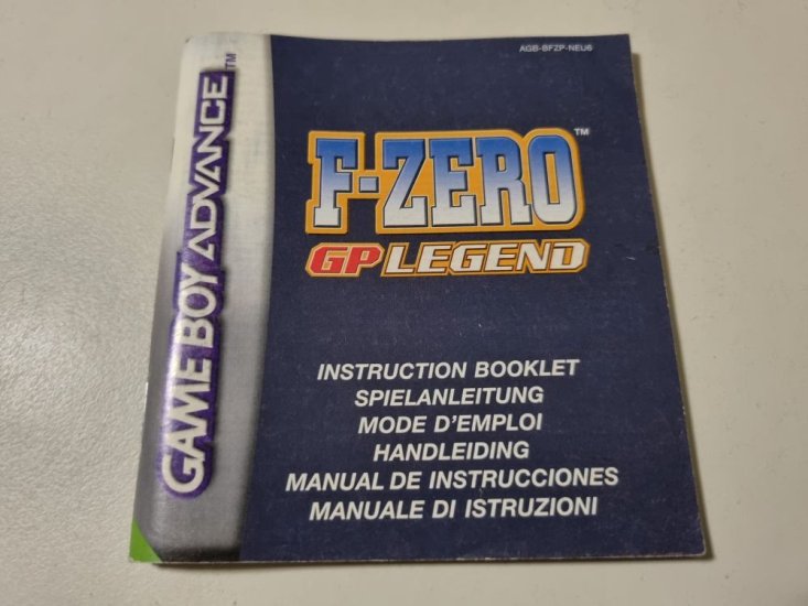 (Bild für) GBA F-Zero - GP Legend NEU6 Anleitung - zum Schließen ins Bild klicken