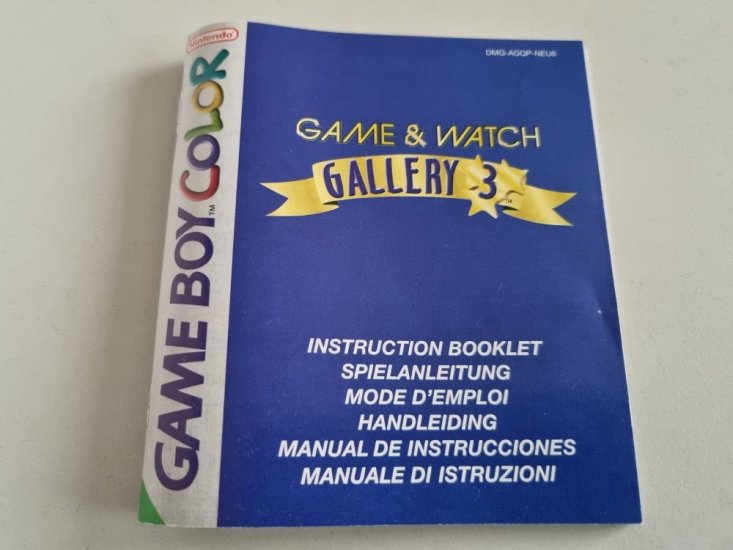 (Bild für) GBC Game & Watch Gallery 3 NEU6 - zum Schließen ins Bild klicken