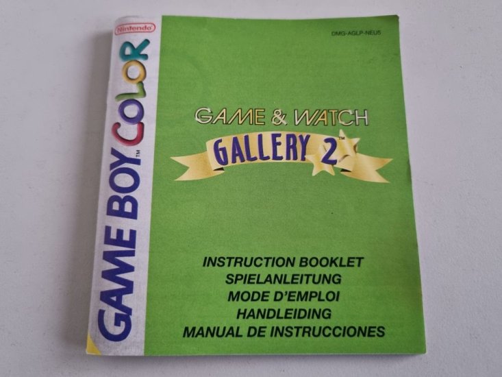 (Bild für) GBC Game & Watch Gallery 2 NEU5 Anleitung - zum Schließen ins Bild klicken