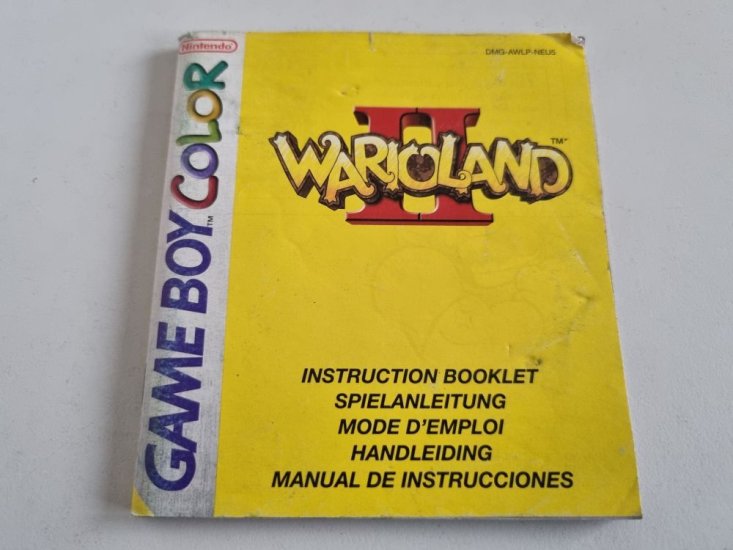 (Bild für) GBC Wario Land II NEU5 Anleitung - zum Schließen ins Bild klicken