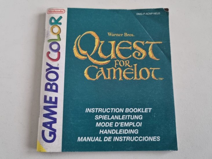 (Bild für) GBC Quest for Camelot NEU5 Anleitung - zum Schließen ins Bild klicken