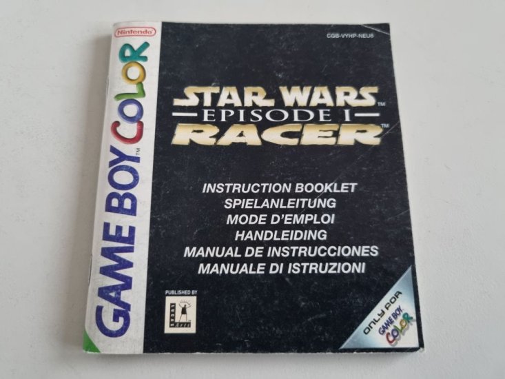 (Bild für) GBC Star Wars - Episode 1 - Racer NEU6 Anleitung - zum Schließen ins Bild klicken