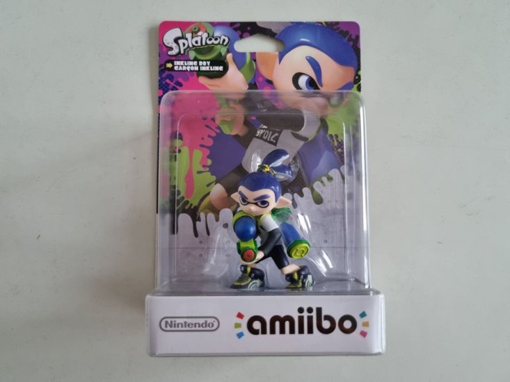 (Bild für) Amiibo Inkling Boy, Splatoon - zum Schließen ins Bild klicken
