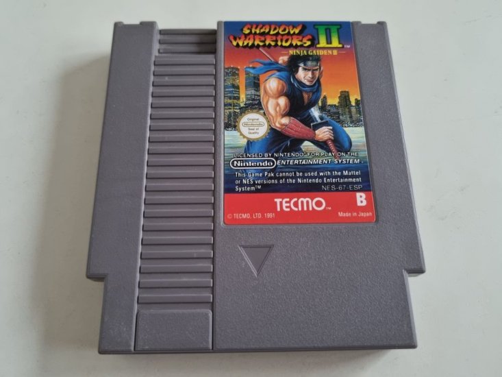 (Bild für) NES Shadow Warriors II ESP - zum Schließen ins Bild klicken