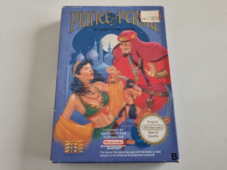 (Bild für) NES Prince of Persia NOE/FRG - zum Schließen ins Bild klicken