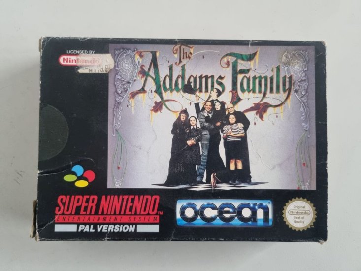 (Bild für) SNES The Addams Family FRG - zum Schließen ins Bild klicken