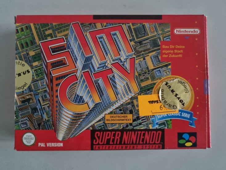 (Bild für) SNES Sim City NOE/SFRG - zum Schließen ins Bild klicken
