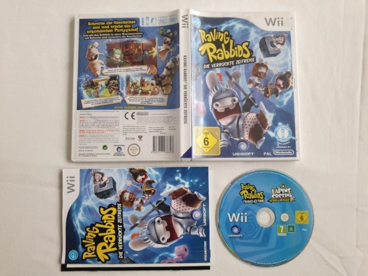 (Bild für) Wii Raving Rabbits Die verrückte Zeitreise NOE - zum Schließen ins Bild klicken