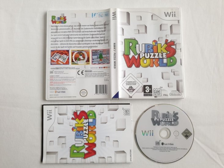(Bild für) Wii Rubik's Puzzle World NOE - zum Schließen ins Bild klicken