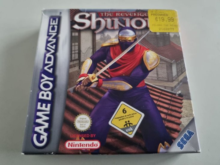 (Bild für) GBA The Revenge of Shinobi EUR - zum Schließen ins Bild klicken