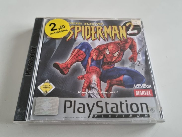 (Bild für) PS1 Spider-Man 2 - Enter Electro - zum Schließen ins Bild klicken