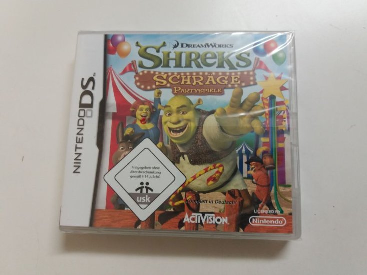 (Bild für) DS Shreks Schräge Partyspiele NOE - zum Schließen ins Bild klicken