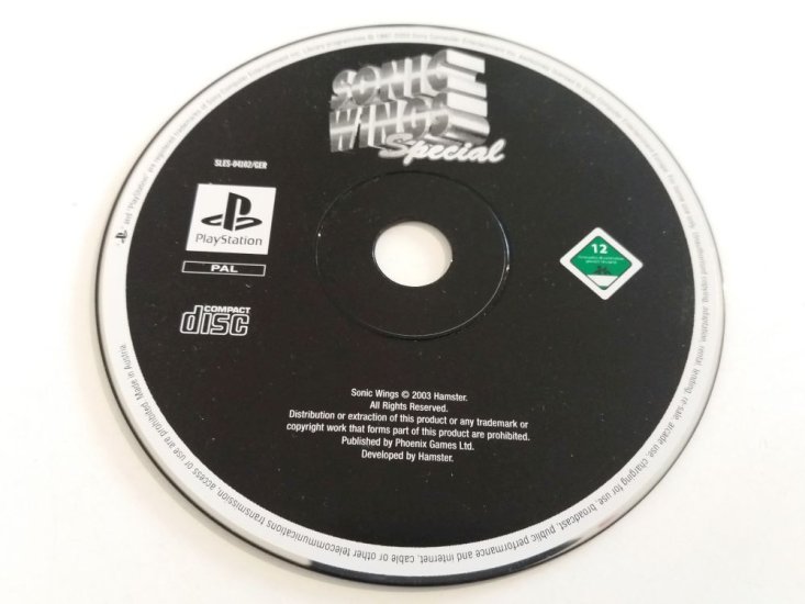 (Bild für) PS1 Sonic Wings Special - zum Schließen ins Bild klicken