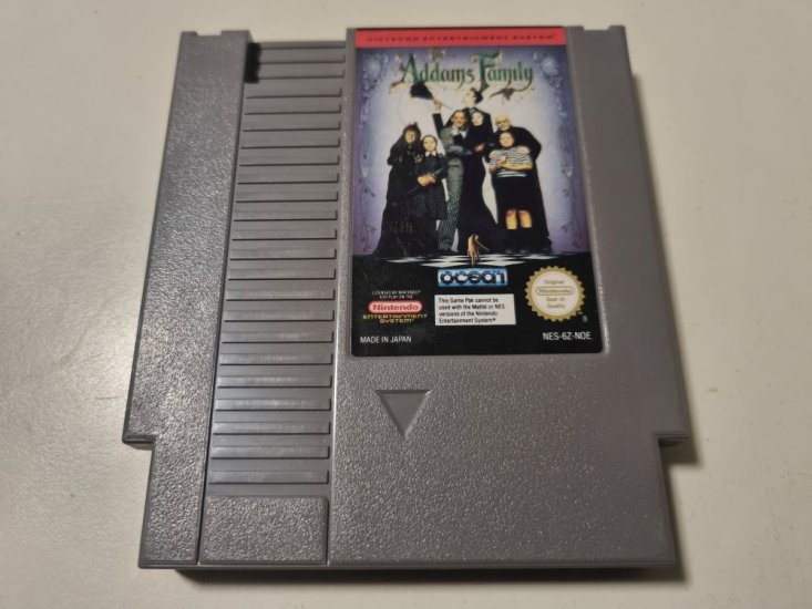 (Bild für) NES The Addams Family NOE - zum Schließen ins Bild klicken