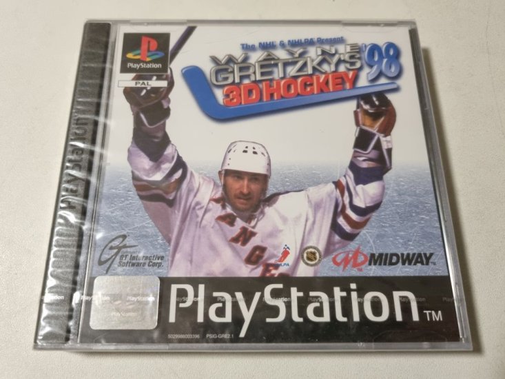 (Bild für) PS1 Wayne Gretzky's 3D Hockey 98 - zum Schließen ins Bild klicken