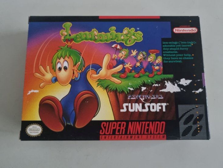 (Bild für) SNES Lemmings USA - zum Schließen ins Bild klicken