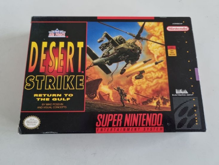 (Bild für) SNES Desert Strike USA - zum Schließen ins Bild klicken