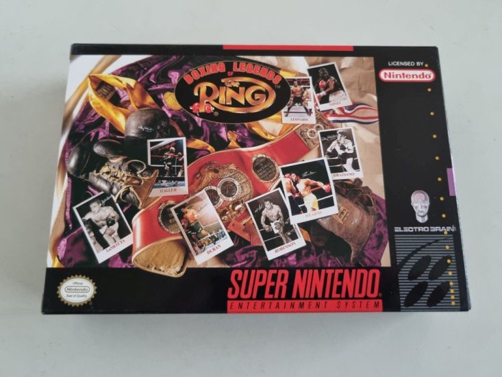 (Bild für) SNES Boxing Legends of the Ring USA - zum Schließen ins Bild klicken